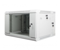 Lanberg Wisząca 19" 6U 600x600mm dwusekcyjna (szara) - 455654 - zdjęcie 1